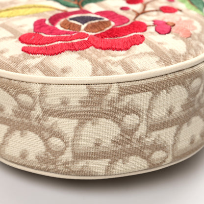 Christian Dior Monogram Vintage Flowers Mini Saddle Bag Beige 8 of 9