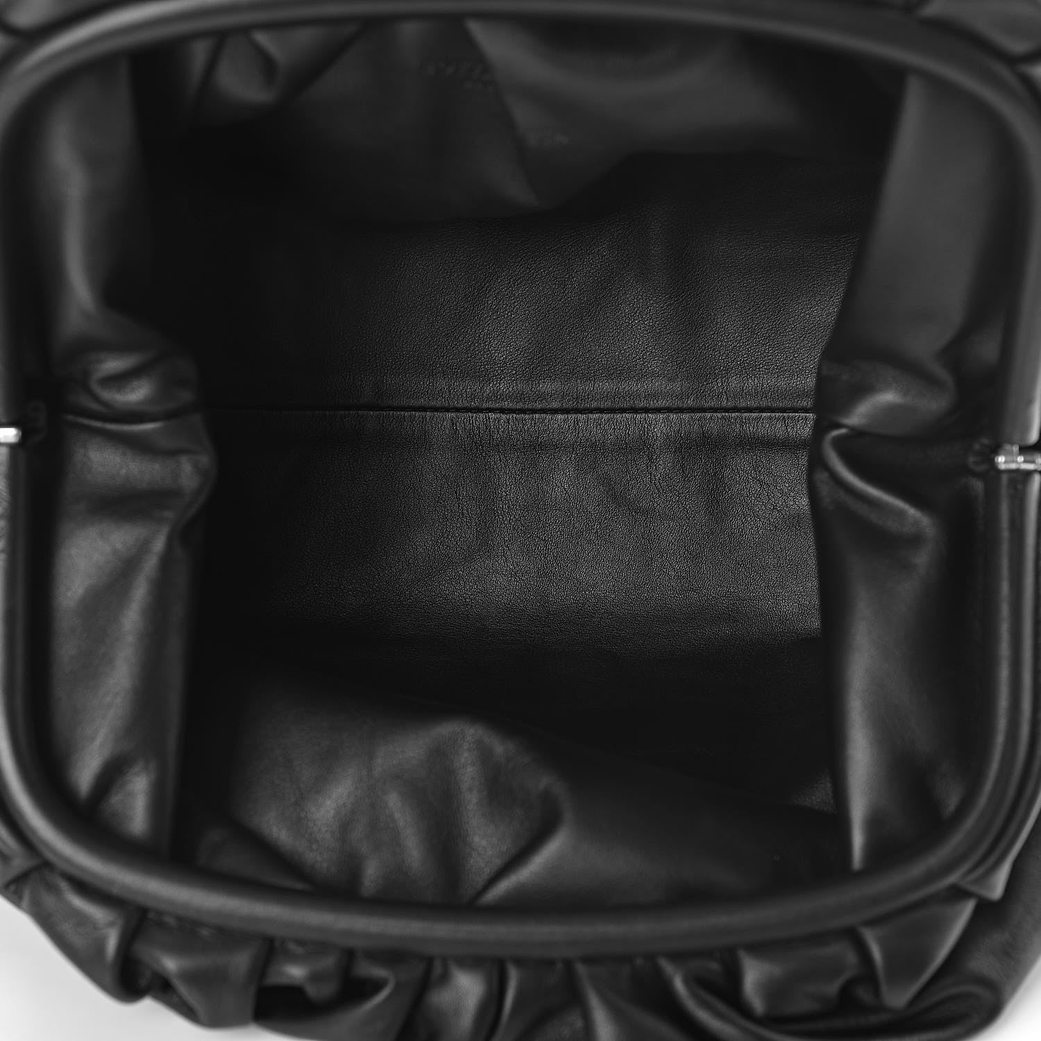 Bottega Veneta Smooth Butter Calf The Pouch Oversized Clutch Black 5 of 12