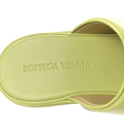 Bottega Veneta Nappa Lagoon Slide Platform 115 Wedge Sandals 37 Seagrass 7 of 7