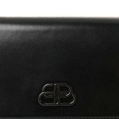 Balenciaga Shiny Box Calfskin Monochrome XS Sharp Belt Bag Black 7 of 9