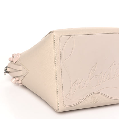 Christian Louboutin Calfskin Spiked Mini Cabachic Mini Bucket Bag Leche 7 of 8