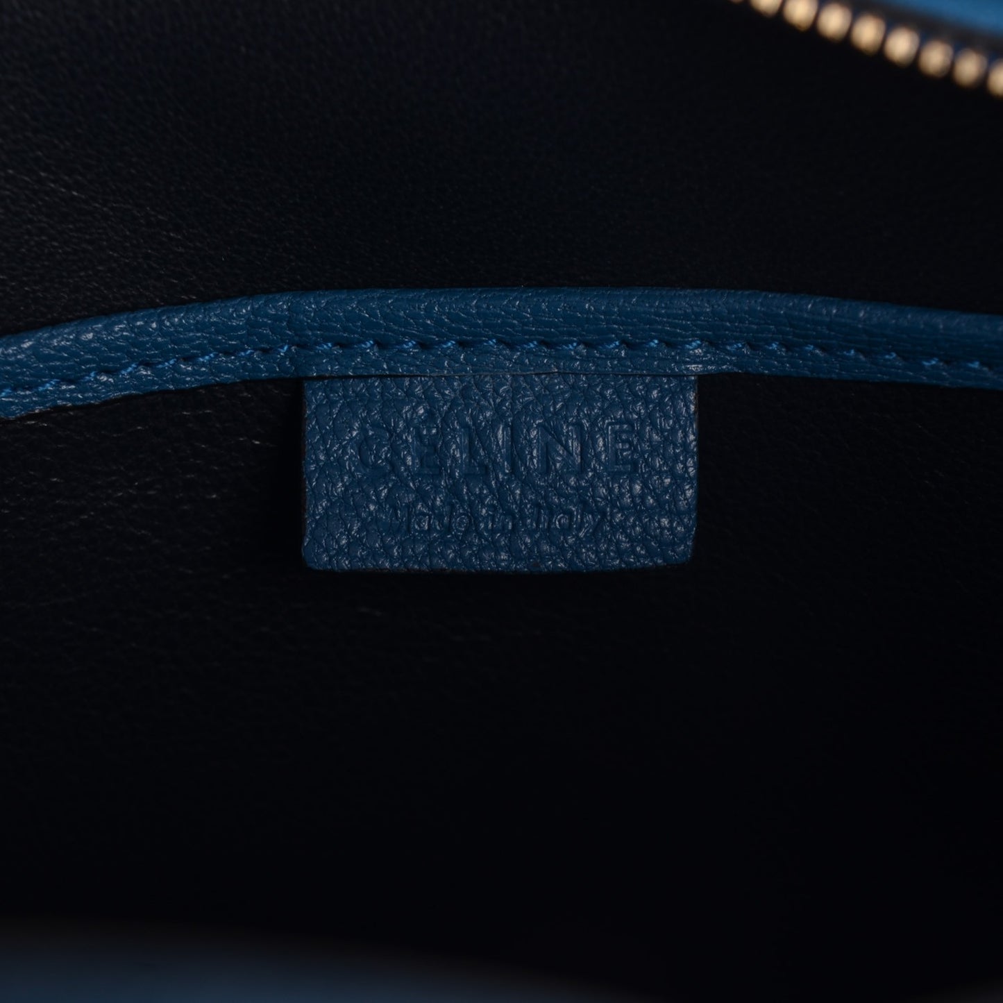 Goatskin Nano Luggage Deepsea