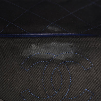 Chanel Grained Calfskin Shopping Fever Tote Blue 7 of 12