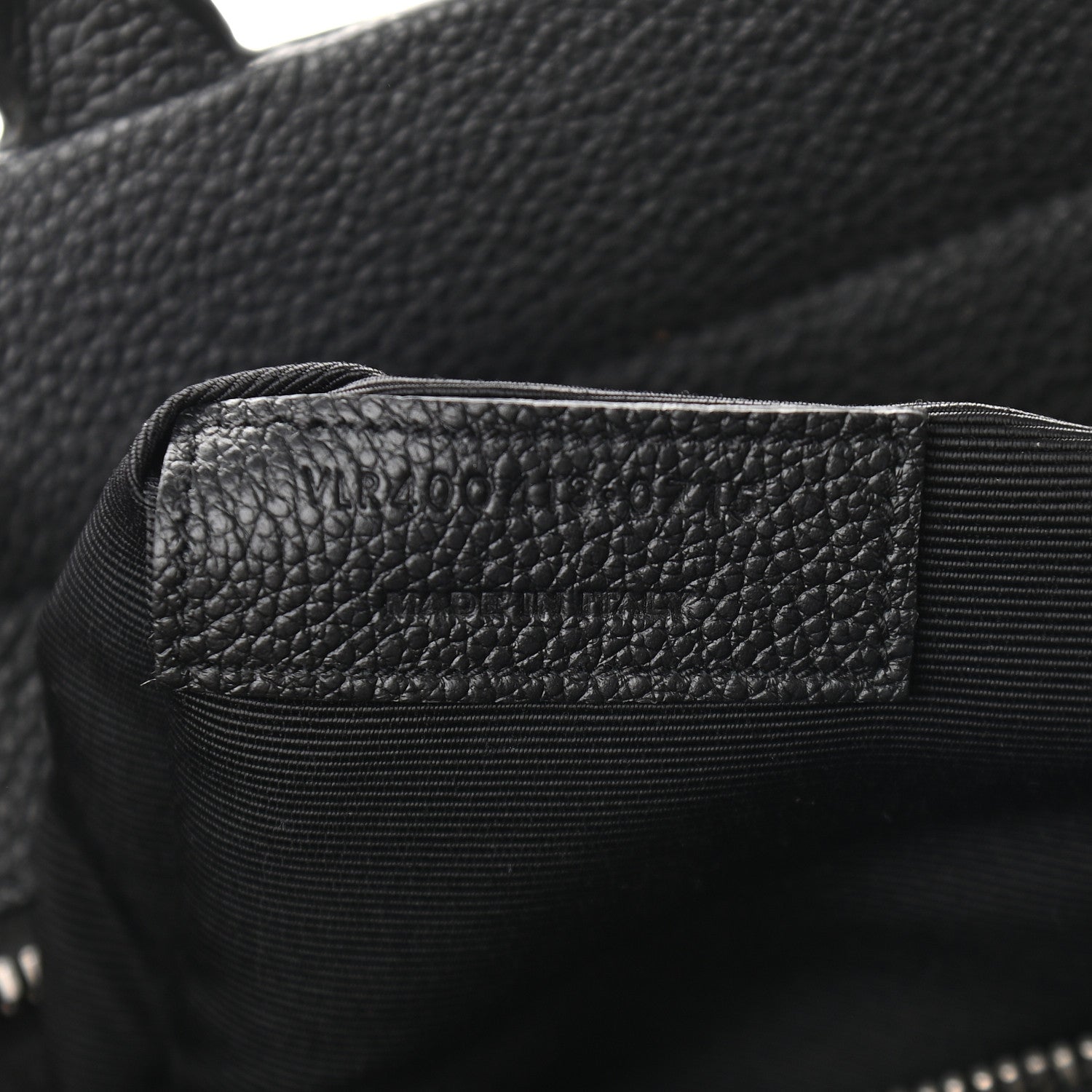 Saint Laurent Grained Calfskin Small Cabas Rive Gauche Black 7 of 9