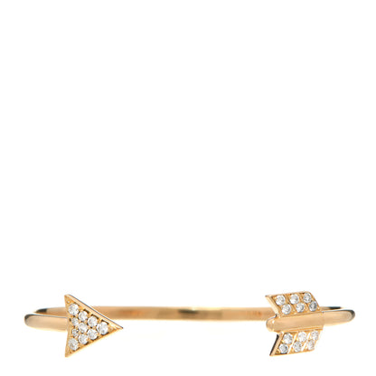 Anita Ko 18K Yellow Gold Diamond Single Point Arrow Cuff Bracelet 1 of 5