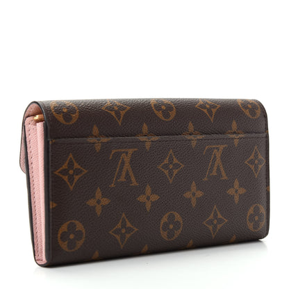 Louis Vuitton Monogram Sarah Wallet NM Rose Ballerine 3 of 7
