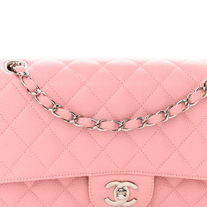 Chanel Caviar Quilted Medium Double Flap Pink 8 of 15