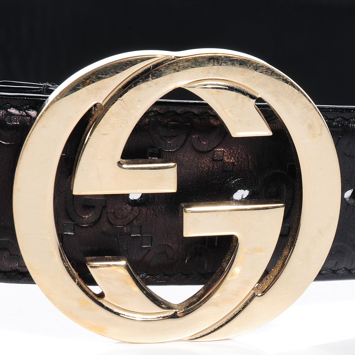 Gucci Guccissima GG Belt Black 95 38 4 of 4