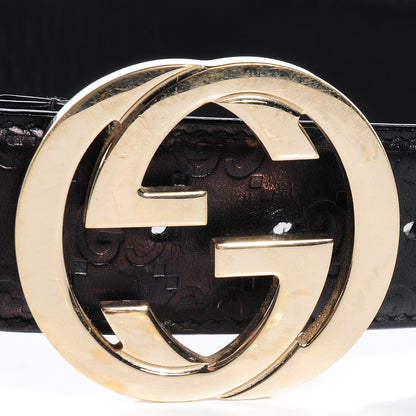 Gucci Guccissima GG Belt Black 95 38 4 of 4