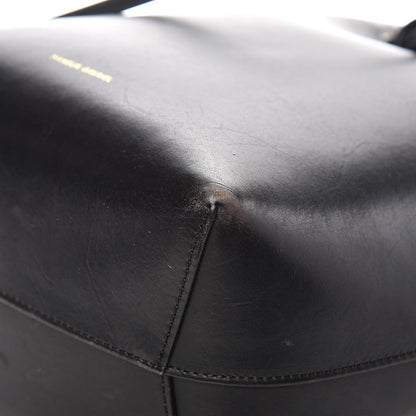 Mansur Gavriel Calfskin Mini Bucket Bag Black Argento 16 of 18