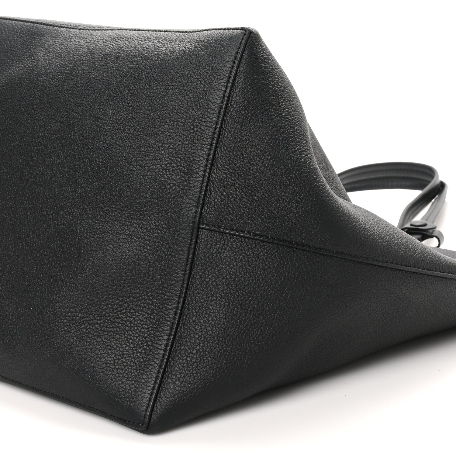 The Row Grained Calfskin Park Tote Three Black 10 of 10