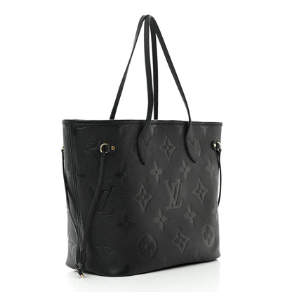 Louis Vuitton Empreinte Monogram Giant Neverfull MM Black 4 of 13