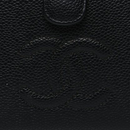 Chanel Caviar Timeless CC French Wallet Black 10 of 15