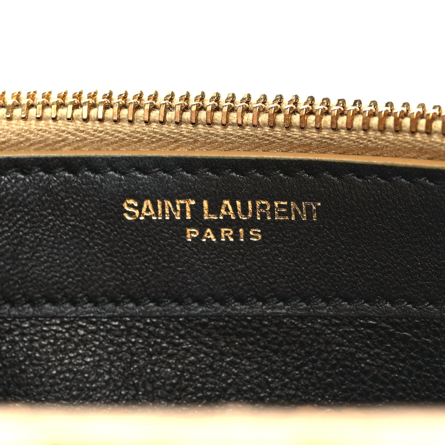 Metallic Crackled Calfskin Classic Monogram Kate Tassel Satchel Gold