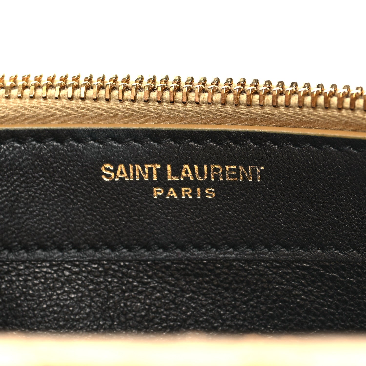Saint Laurent Metallic Crackled Calfskin Classic Monogram Kate Tassel Satchel Gold 6 of 11