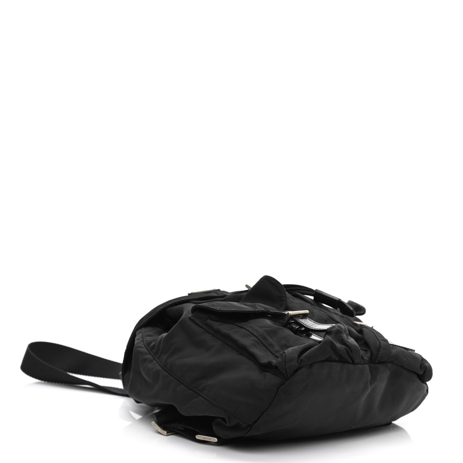 Prada Tessuto Nylon Vela Small Backpack Black 4 of 11