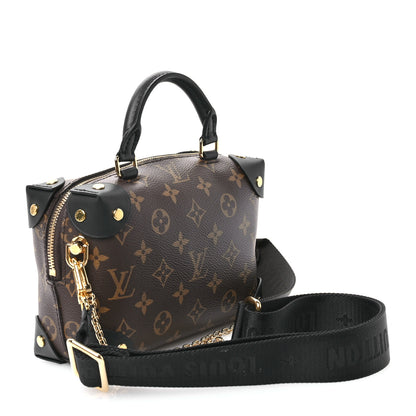 Louis Vuitton Monogram Petite Malle Souple Black 3 of 10