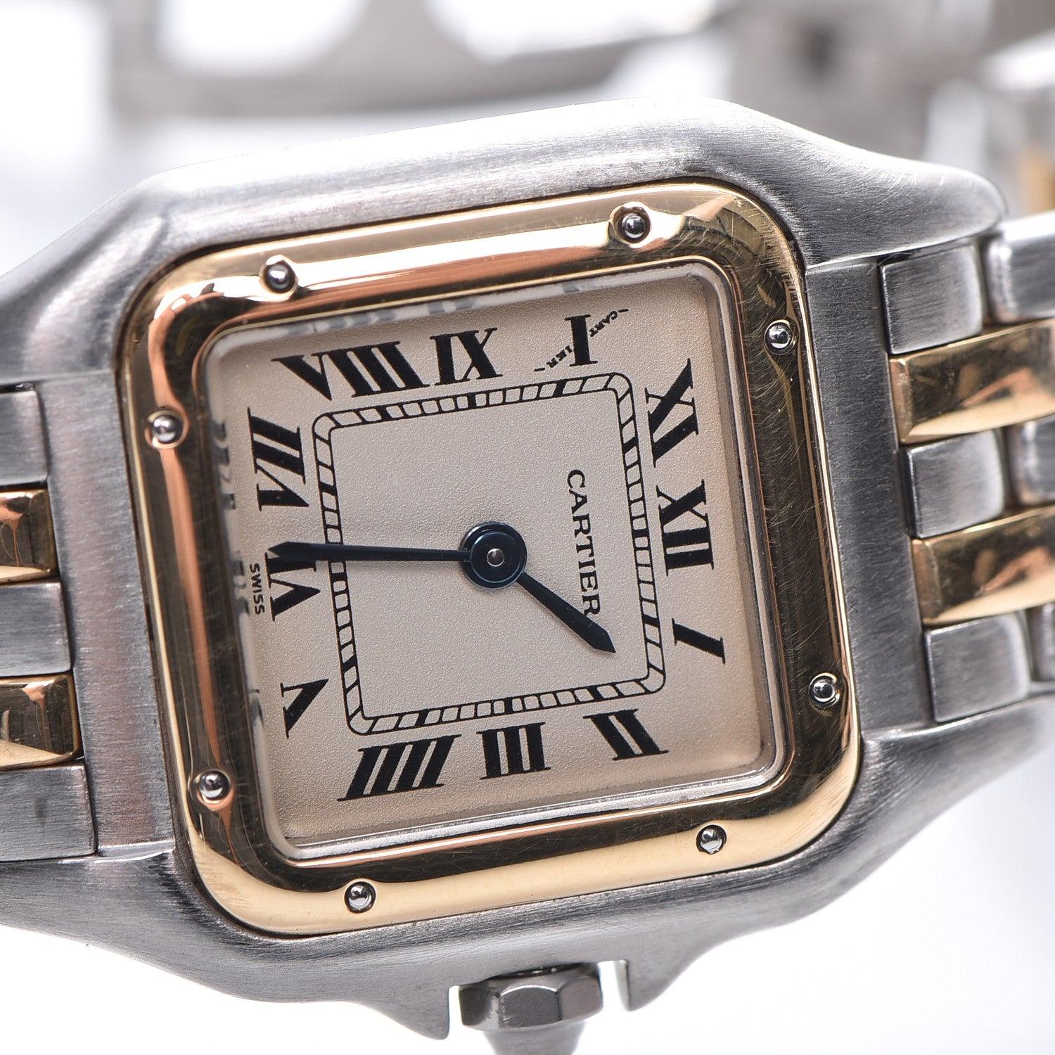 Cartier Stainless Steel 18K Yellow Gold 22mm Panthere Quartz Watch 7 of 8