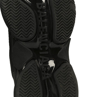 Balenciaga Fabric Mesh Womens Triple S Sneakers 39 Black 7 of 10