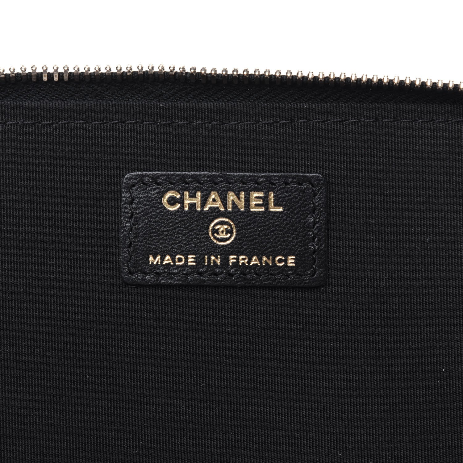 Chanel Lambskin Quilted Small Top Handle Vanity Case With Chain Black 7 of 12
