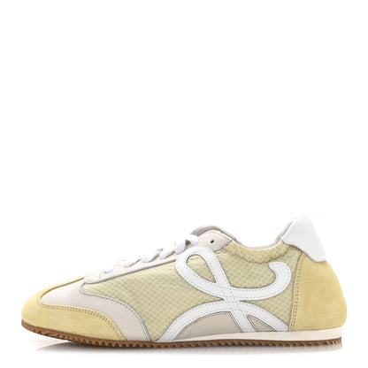 Loewe Nylon Suede Ballet Runner Sneakers 38 Lemon 1 of 8
