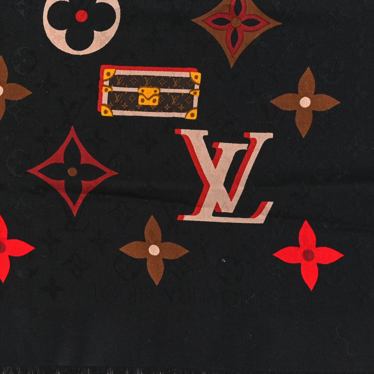 Silk Monogram Year Of The Ox Square 90 Scarf