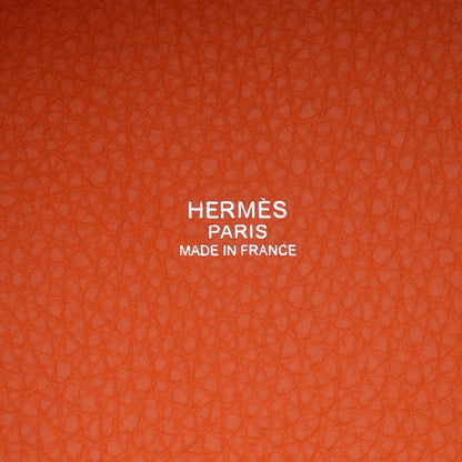 Hermes Taurillon Clemence Picotin Lock TPM Orange 13 of 15