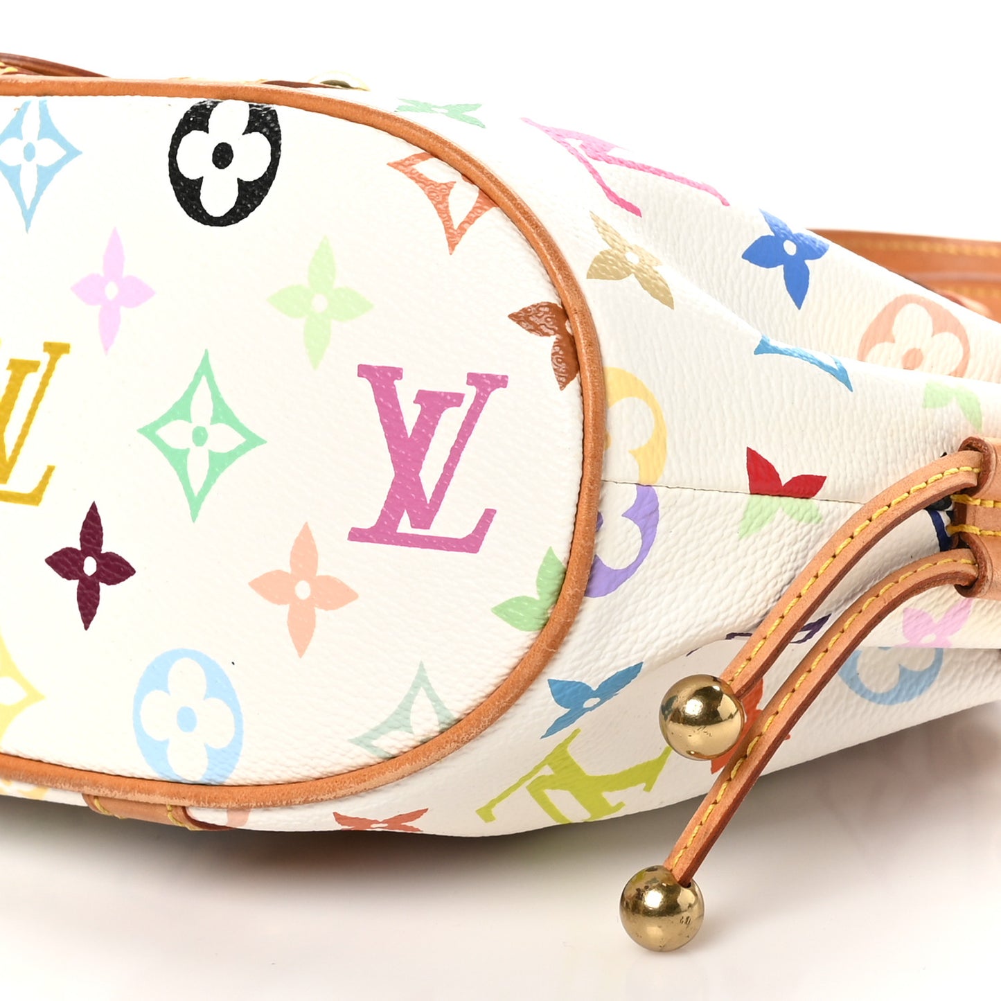 Monogram Multicolor Theda GM White