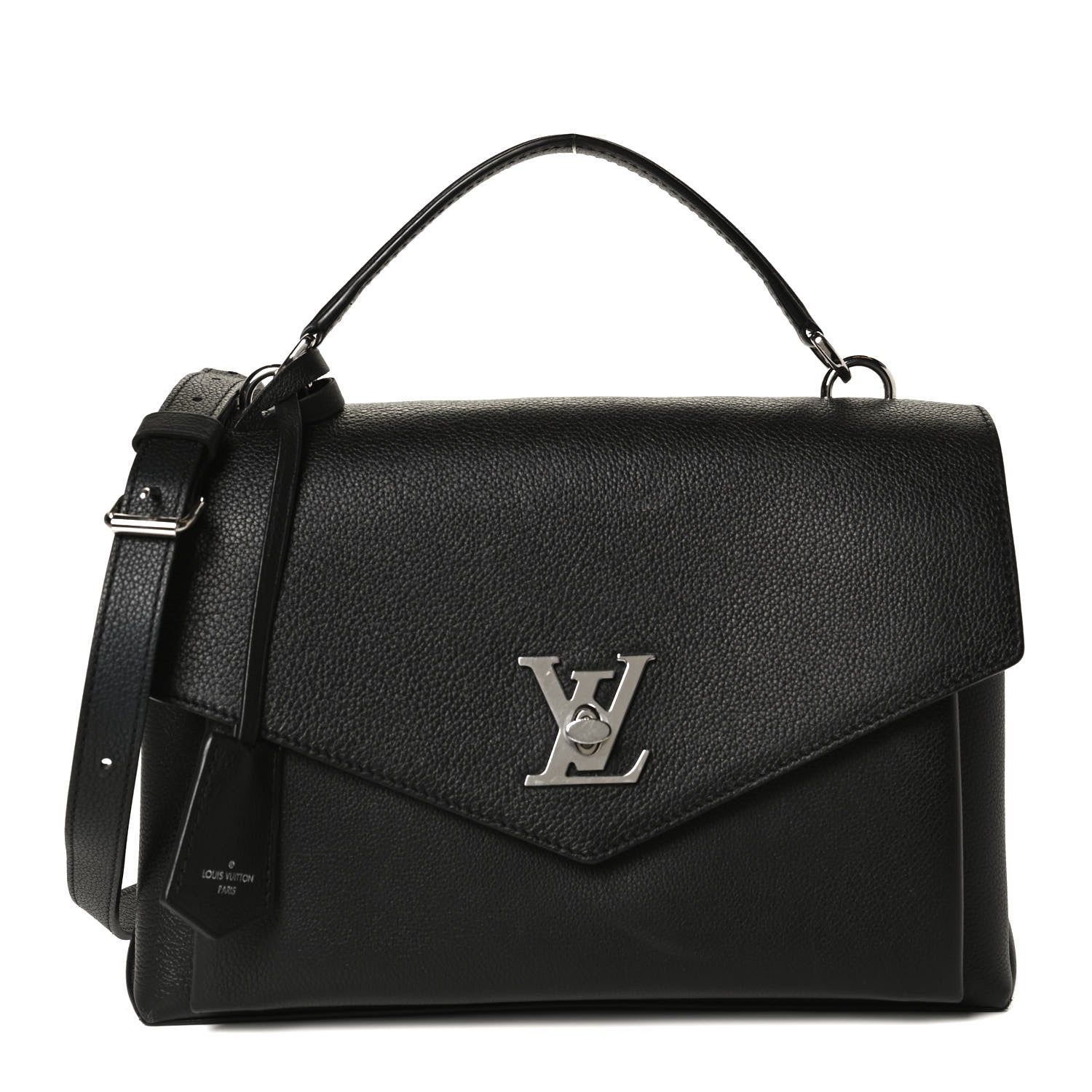 Louis Vuitton Soft Calfskin My Lockme Top Handle Black 1 of 12