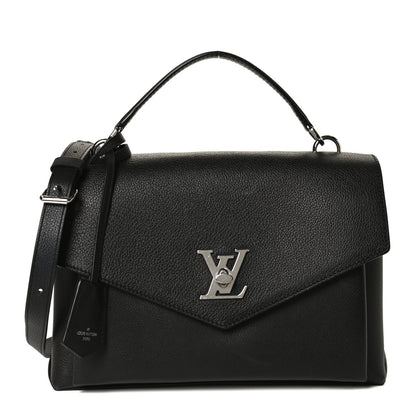 Louis Vuitton Soft Calfskin My Lockme Top Handle Black 1 of 12