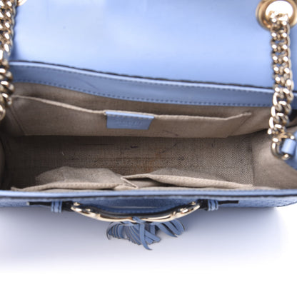 Gucci Microguccissima Medium Emily Chain Shoulder Bag Mineral Blue 5 of 13