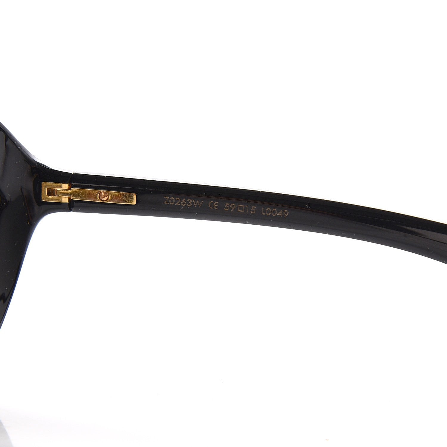 Louis Vuitton Flore Sunglasses Z0263W Black 6 of 9