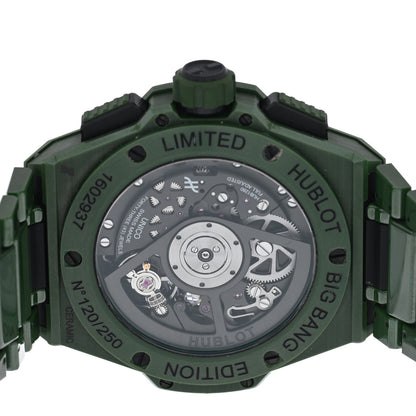 Hublot Ceramic 42mm Big Bang Integral Automatic Watch Green 451.GX.5220.GX 4 of 5