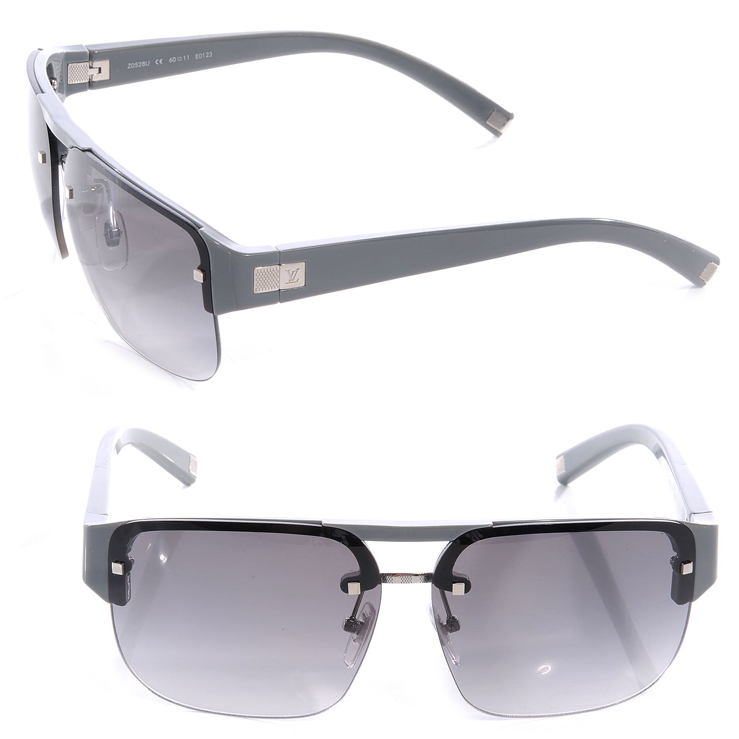 Louis Vuitton Enigme Carre Mens Sunglasses Z0528U Black 1 of 6