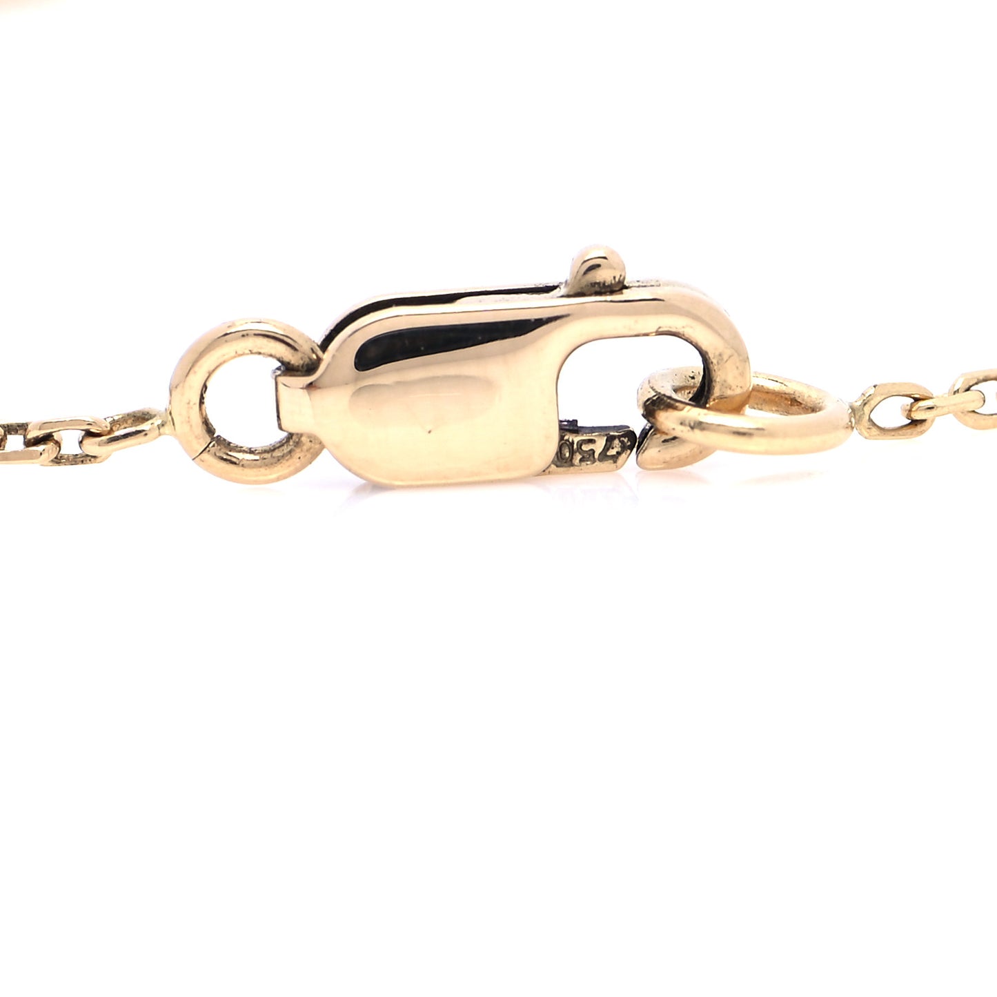 18K Yellow Gold Mother of Pearl Sweet Alhambra Bracelet