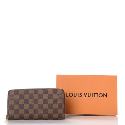 Louis Vuitton Damier Ebene Zippy Wallet Rose Ballerine 8 of 8