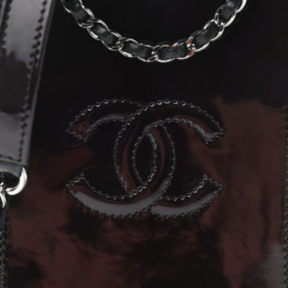 Chanel Patent CC Phone Holder Crossbody Black 9 of 11