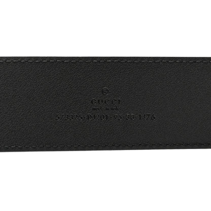 Gucci Textured Dollar Calfskin 40mm Belt 95 38 Black 3 of 5