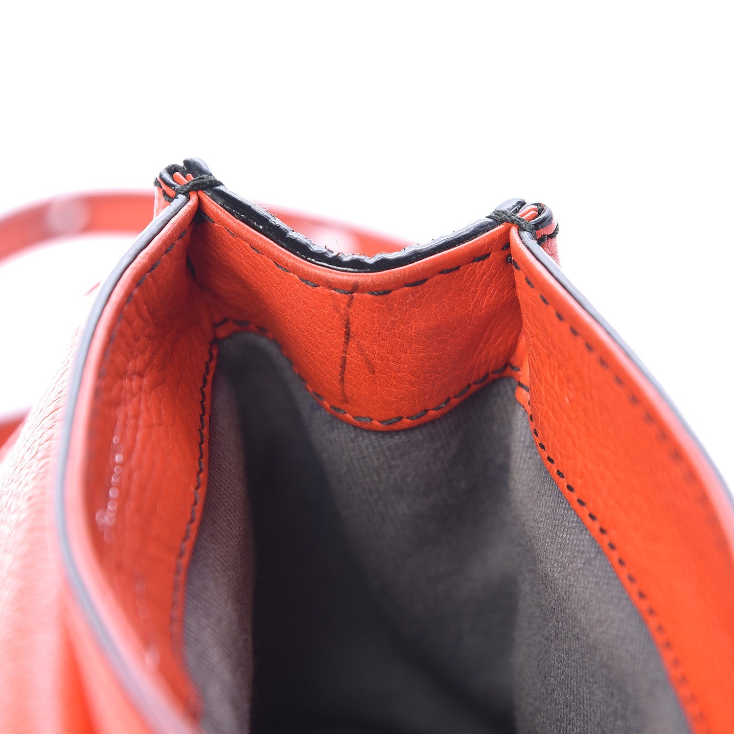 Proenza Schouler Vachetta Lux Tiny Kent Shoulder Bag Fire Red 12 of 17