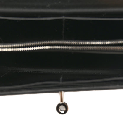 Hermes Box Kelly Wallet To Go Black 5 of 8