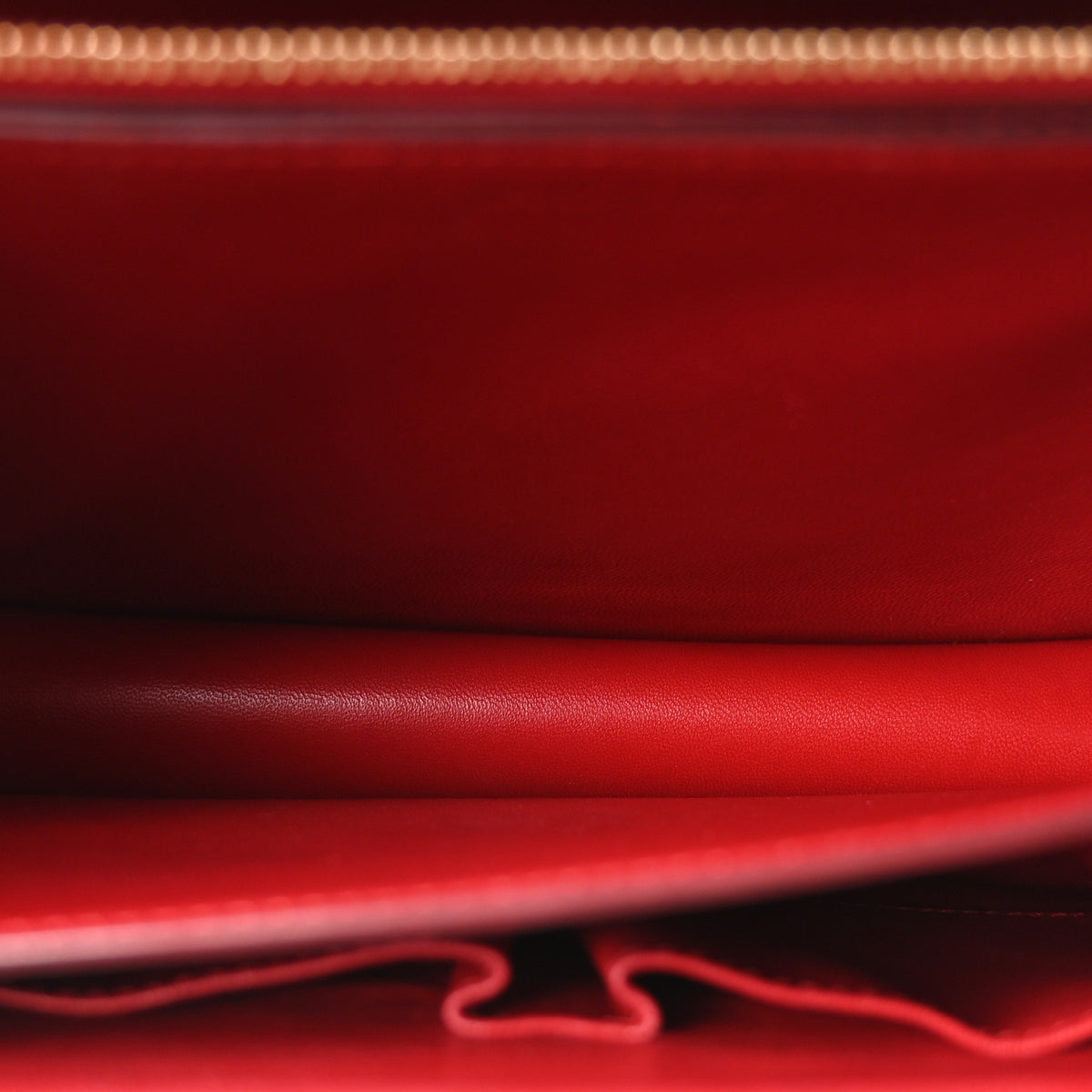 Box Calfskin Medium Classic Box Flap Bag Red