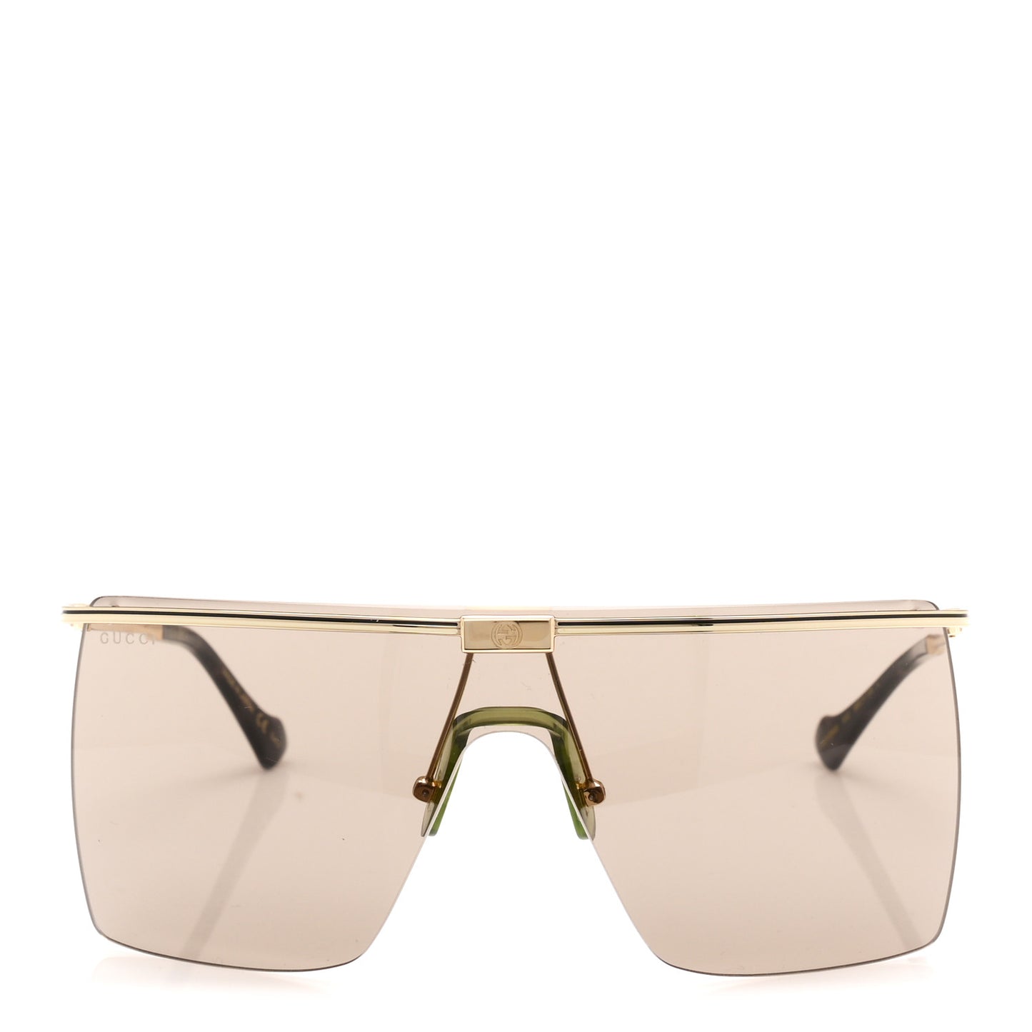 Metal Rimless Shield Sunglasses GG1096S