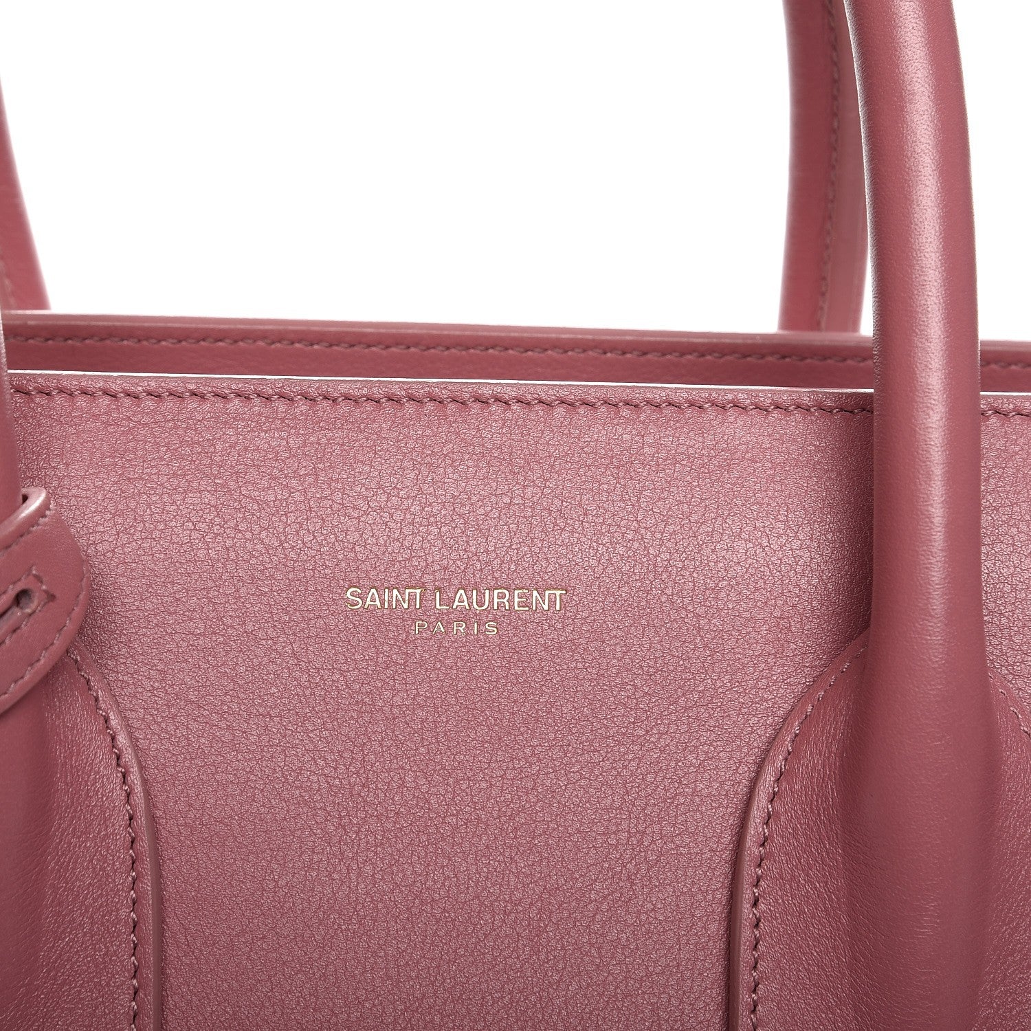 Saint Laurent Calfskin Small Sac De Jour Dark Rose 9 of 14
