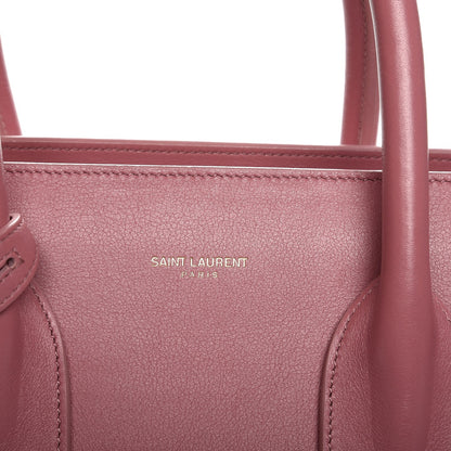Saint Laurent Calfskin Small Sac De Jour Dark Rose 9 of 14