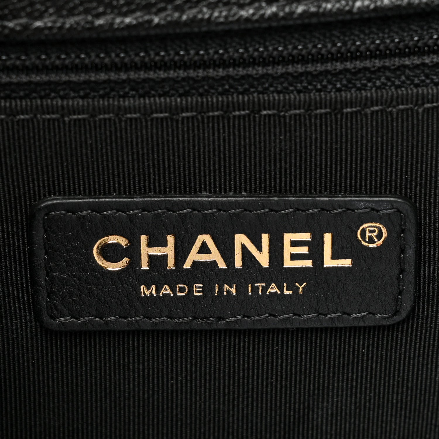 Chanel Caviar Chevron Quilted New Medium Boy Flap Black 6 of 11