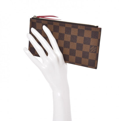Louis Vuitton Damier Ebene Felicie Chain Wallet Zippered Insert 2 of 6