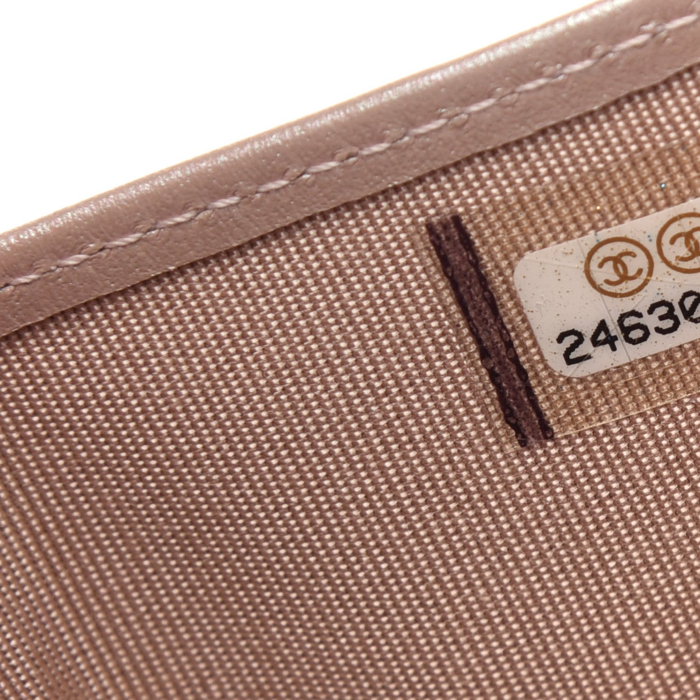 Metallic Caviar Chevron Quilted Compact Flap Wallet Light Gold
