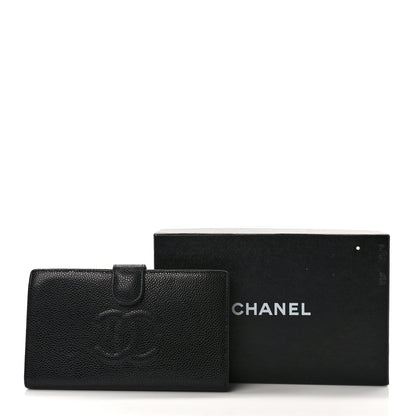 Chanel Caviar Timeless CC French Wallet Black 8 of 8