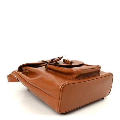 Gucci Calfskin Bamboo Mini Backpack Brown 3 of 9