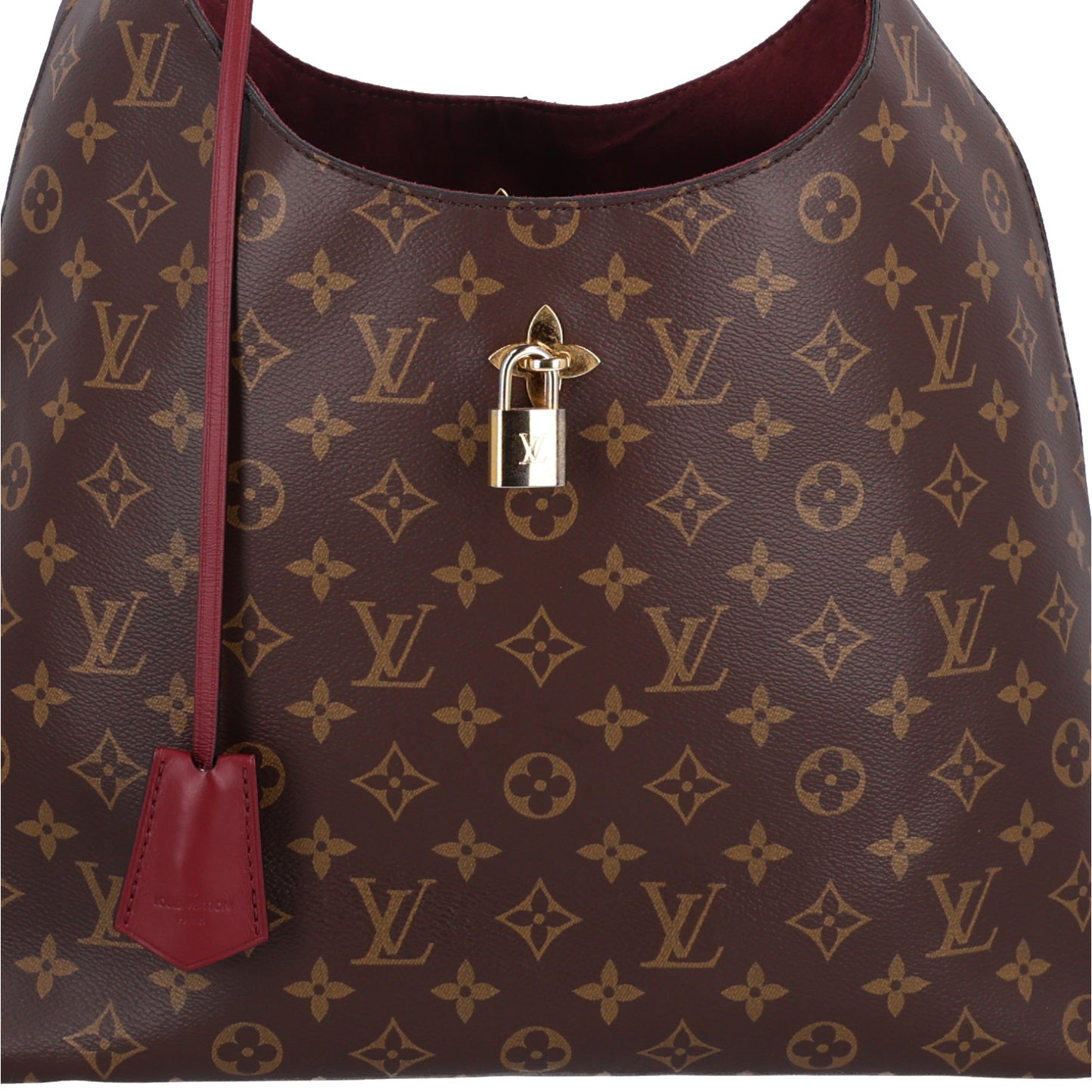Monogram Flower Hobo Bordeaux